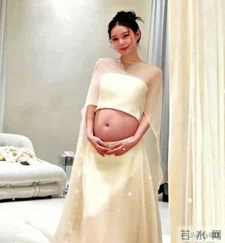 孕晚期还能这么美？汪小菲老婆无纹孕肚，顿顿营养餐太幸福