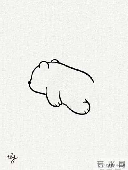 萌萌可爱的小熊猫丨涂鸦简笔画分享
