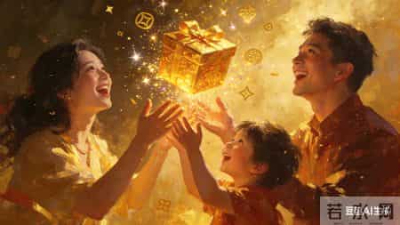 孩子贵人已至福气启程，这份好运厚礼父母请务必接住