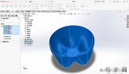 solidworks可乐瓶底建模练习