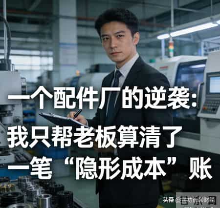 一个配件厂的逆袭：我只帮老板算清了一笔“隐形成本”账