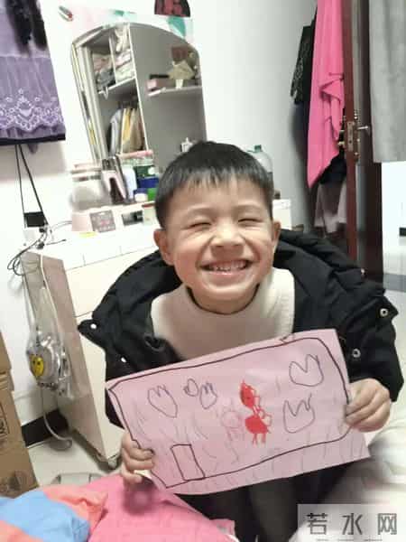 中班亲子美术--小马