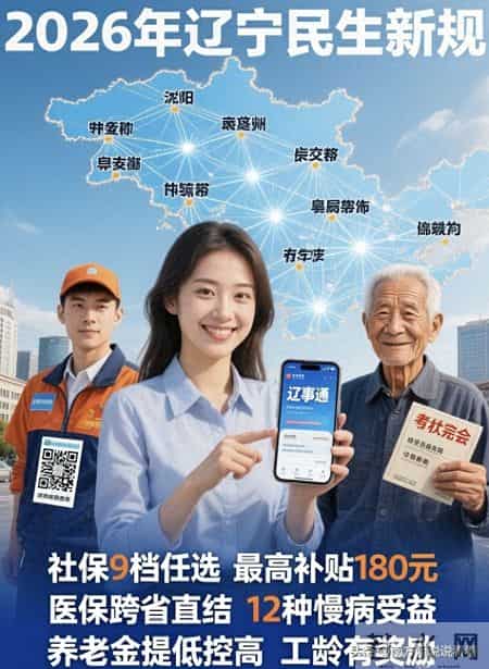 2026年辽宁社保医保养老金新规落地！这些变化直接影响你的收入